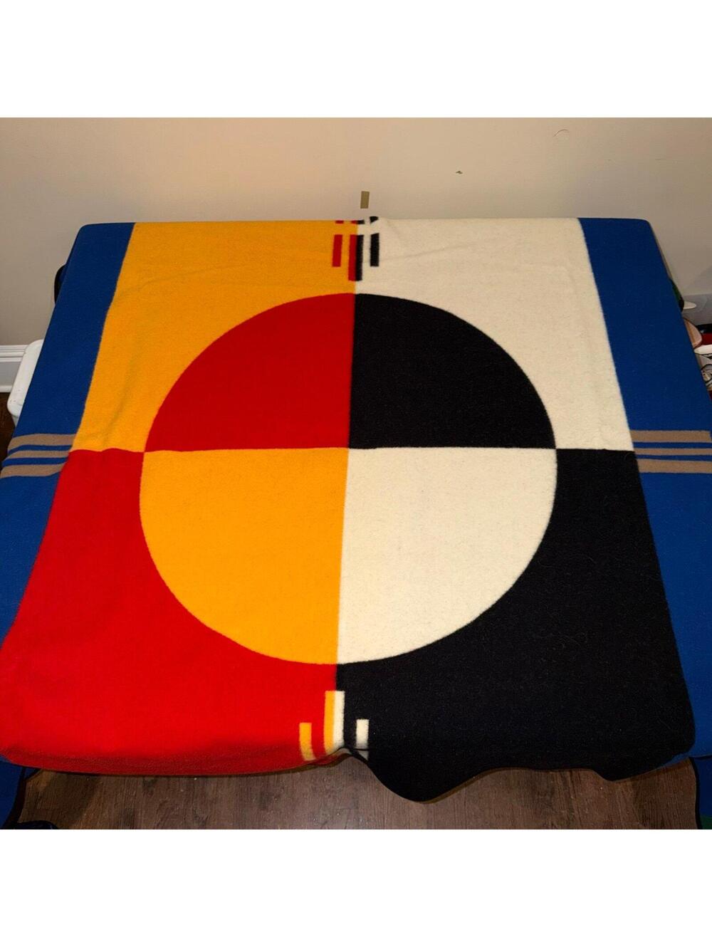 Pendleton Beaver State Wool Blanket Rare Vintage 90s Rare